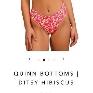 Hibiscus bikini bottoms